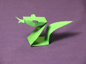 Folded Paper Snake